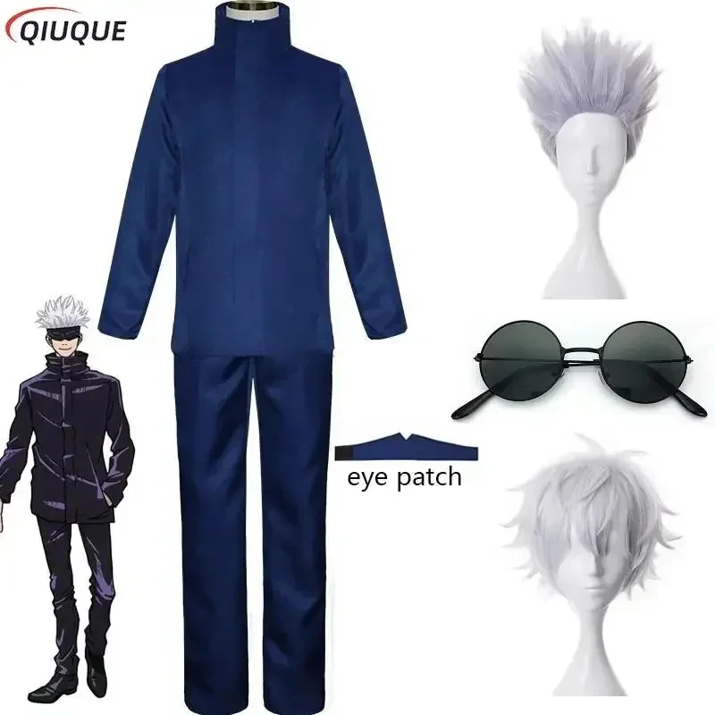 ❤2026❤ Jujutsu Kaisen Gojo Satoru Cosplay Costume for Men and Children, Eye Patch, Wigs, Eyewear, Halloween Party Uniforms, Bla❤
❤2026❤ Jujutsu Kaisen Gojo Satoru Cosplay Costume for Men and Children, Eye Patch, Wigs, Eyewear, Halloween Party Uniforms, Bla❤