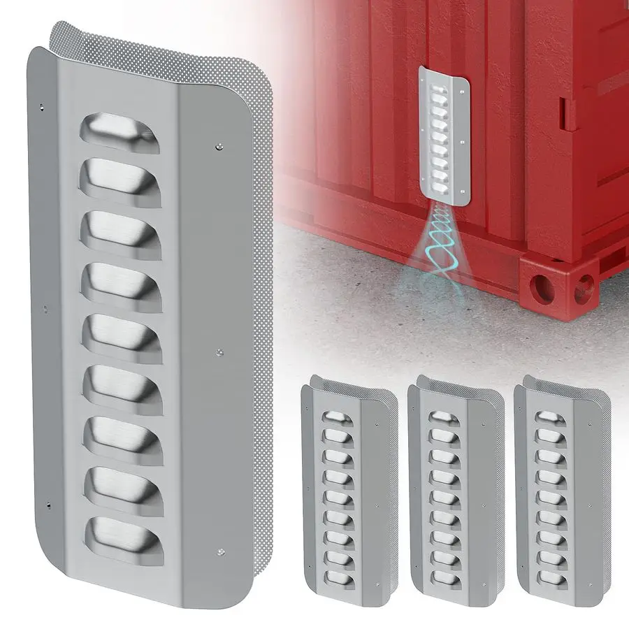 Pack Shipping Container Air Vent Kit,Galvanized Steel Transportation Container Vents for Shipping Container,Cross Flow Ventilati
Pack Shipping Container Air Vent Kit,Galvanized Steel Transportation Container Vents for Shipping Container,Cross Flow Ventilati