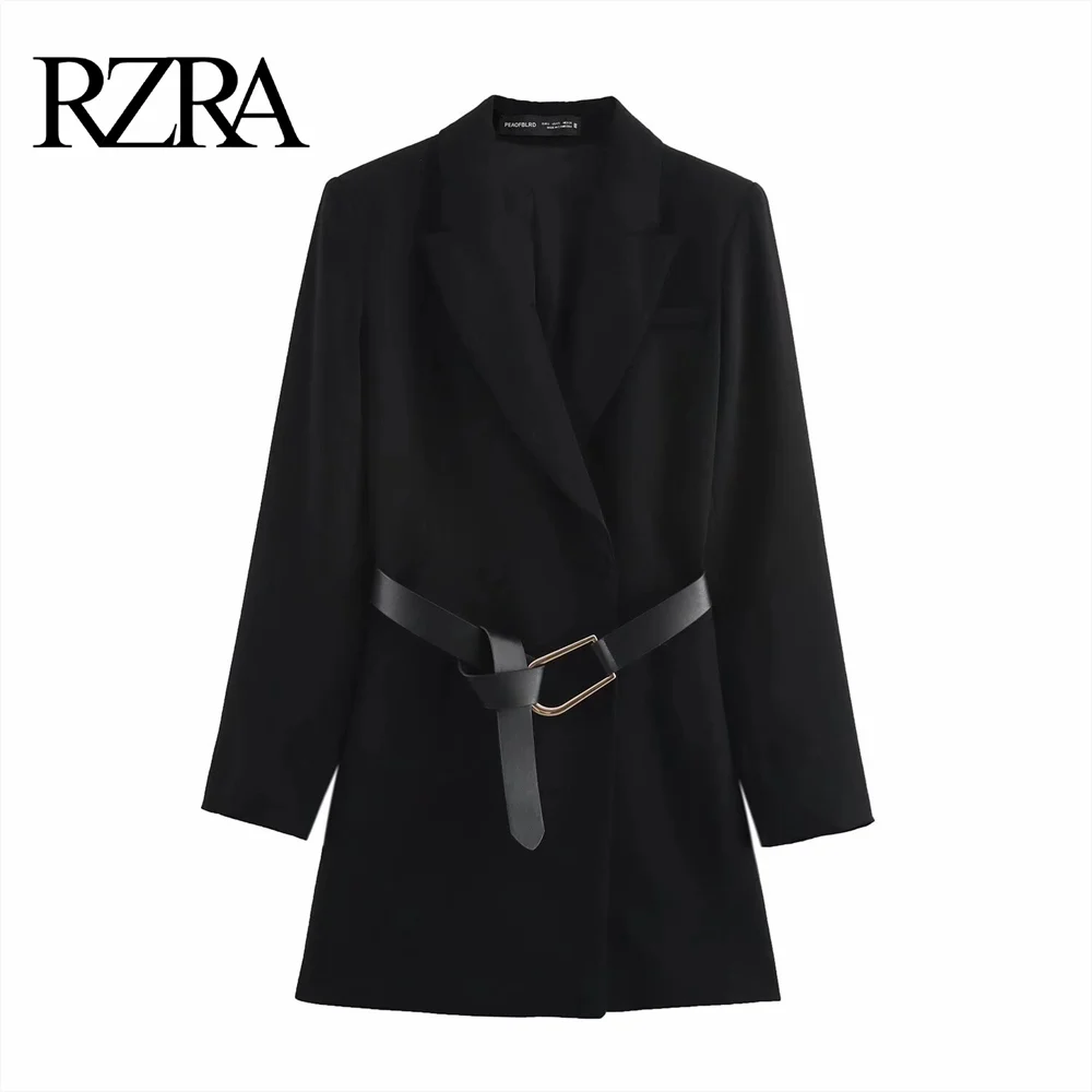 2025 RZRA Spring New Women's Fashion Casual Loose Belt Decoration Short Suit Collar Long Sleeve Dress
2025 RZRA Spring New Women's Fashion Casual Loose Belt Decoration Short Suit Collar Long Sleeve Dress
