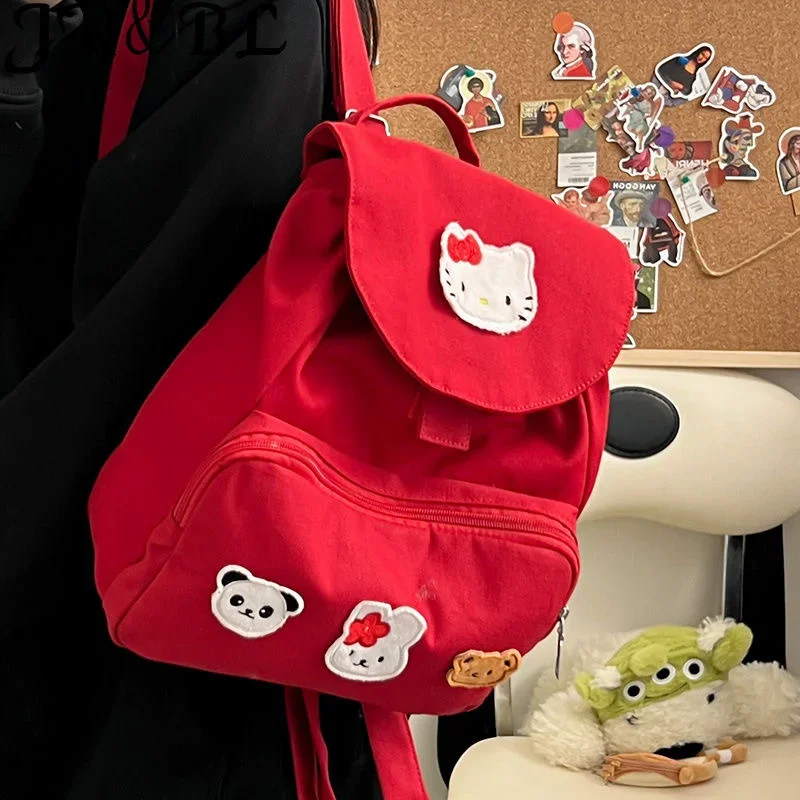Sanrio New Hello Kitty Student Schoolbag Cartoon Lightweight Cute Spine Protection Panda Backpack
Sanrio New Hello Kitty Student Schoolbag Cartoon Lightweight Cute Spine Protection Panda Backpack