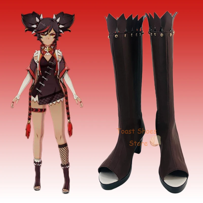 Game Genshinimpact Xinyan Cosplay Boots Comic Game for Con Halloween Party Cosplay Costume Prop Lovely Sexy Style
Game Genshinimpact Xinyan Cosplay Boots Comic Game for Con Halloween Party Cosplay Costume Prop Lovely Sexy Style