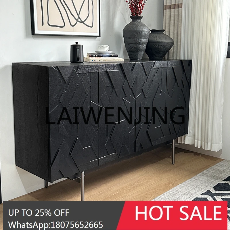 RWJ Black Retro Side Cabinet Silent Style Solid Wood Sideboard Bedroom Storage Cabinet
RWJ Black Retro Side Cabinet Silent Style Solid Wood Sideboard Bedroom Storage Cabinet