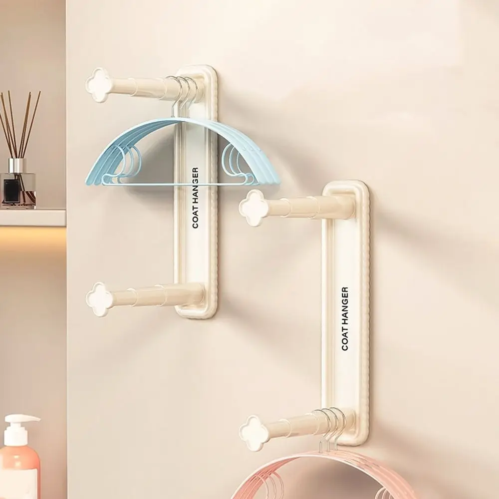 Plastic Retractable Clothes Hanger Punch-free Space Saving Clothes Drying Rack Wall Mounted Balcony Hanging Rack Wardrobe
Plastic Retractable Clothes Hanger Punch-free Space Saving Clothes Drying Rack Wall Mounted Balcony Hanging Rack Wardrobe