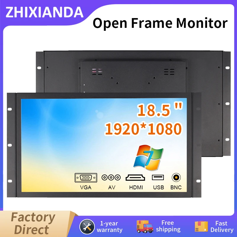 Zhixianda 18,5-дюймовый емкостный сенсорный экран 1920*1080 16:9 с открытой рамкой, промышленный ЖК-дисплей с BNC AV HDMI VGA USB
Zhixianda 18,5-дюймовый емкостный сенсорный экран 1920*1080 16:9 с открытой рамкой, промышленный ЖК-дисплей с BNC AV HDMI VGA USB