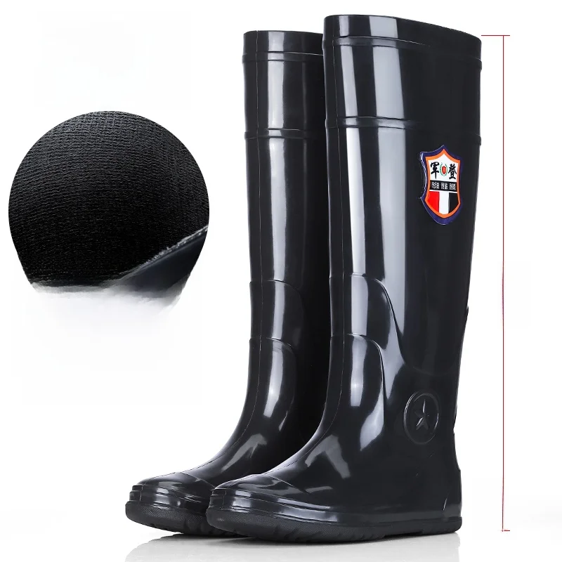 Unisex High-Tube Rain Boots Comfortable Fishing Shoes Slip-Resistant Soft Bottom Flat Bottom Waterproof Plastic Shoes for Adults
Unisex High-Tube Rain Boots Comfortable Fishing Shoes Slip-Resistant Soft Bottom Flat Bottom Waterproof Plastic Shoes for Adults
