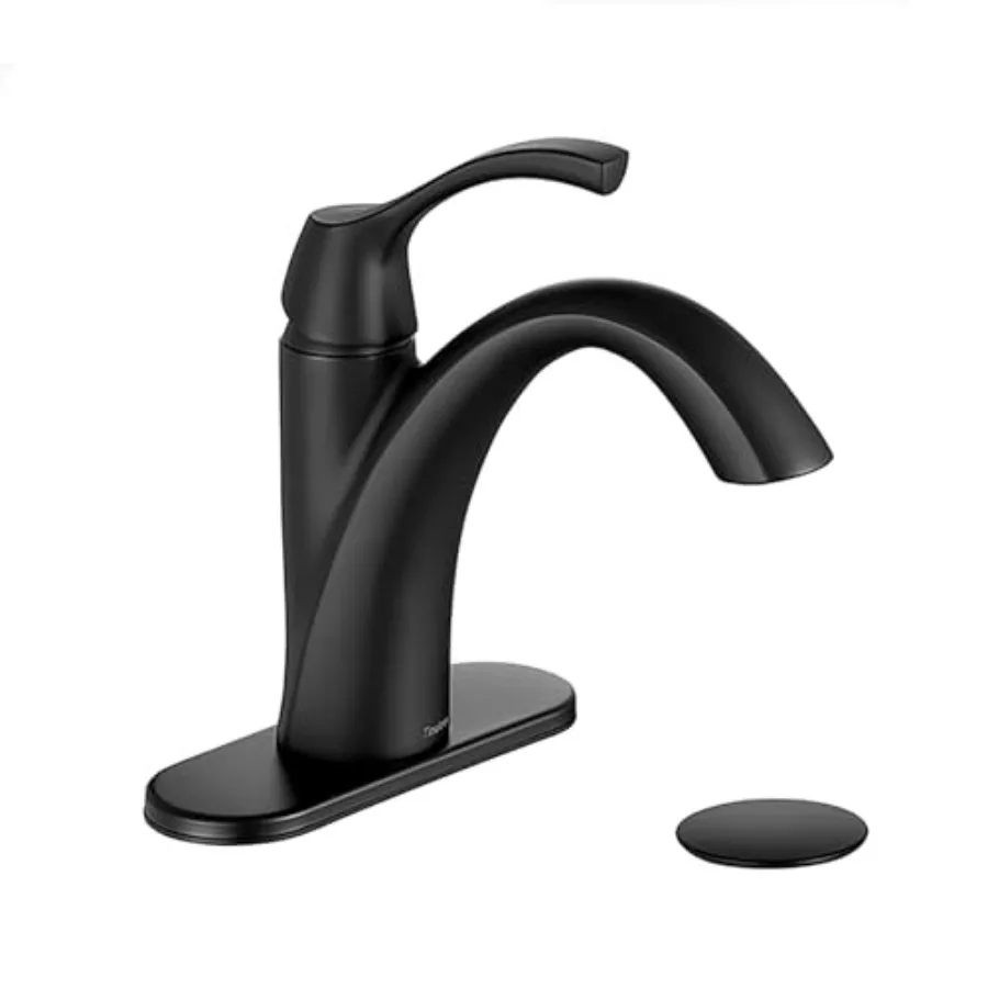 Bathroom Sink Faucet Matte Black Single Handle Bathroom Faucet for 1 Hole with 3 Holes Deck Plate Lavatory Vanity Faucets Pop U
Bathroom Sink Faucet Matte Black Single Handle Bathroom Faucet for 1 Hole with 3 Holes Deck Plate Lavatory Vanity Faucets Pop U