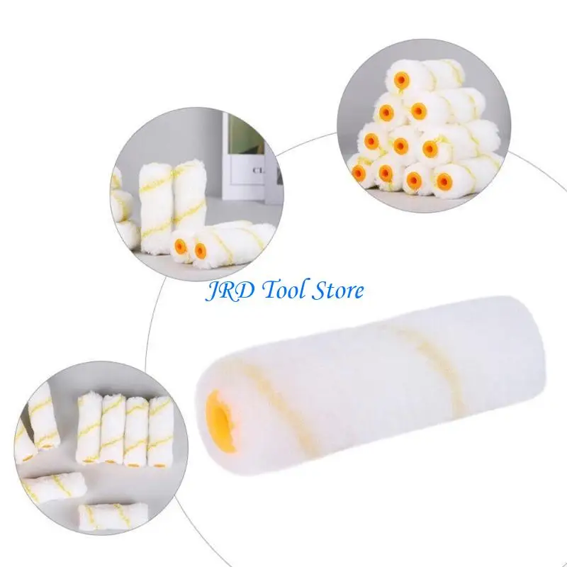 A2UD 10Pcs Paint Roller Thumb Roller Cores Small Corner Latex Paint Roller Cores Small Roller Bracket Polyester Blend
A2UD 10Pcs Paint Roller Thumb Roller Cores Small Corner Latex Paint Roller Cores Small Roller Bracket Polyester Blend