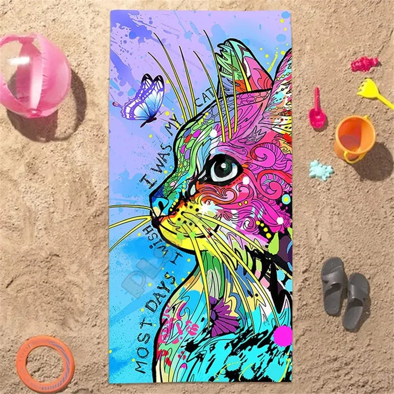 Summer Cat Beach Towel, Summer Gift for Women, Cute Funny Kitten Towel Gifts for Women
Summer Cat Beach Towel, Summer Gift for Women, Cute Funny Kitten Towel Gifts for Women