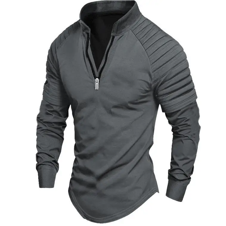 Casual Long Sleeve Wrinkle Decorative Zipper Shirt Fashionable Urban Loose Fit Cotton Spring Autumn Unisex Shirt
Casual Long Sleeve Wrinkle Decorative Zipper Shirt Fashionable Urban Loose Fit Cotton Spring Autumn Unisex Shirt