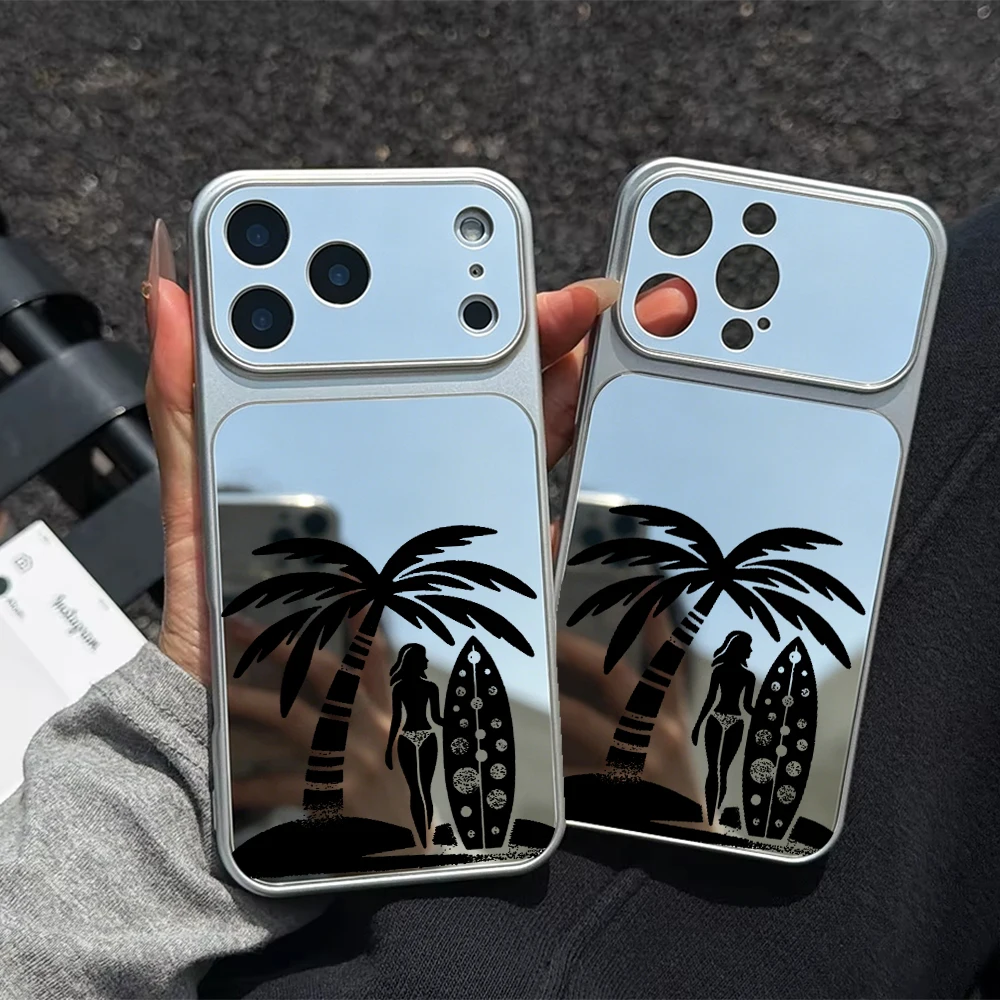 Luxury Makeup Mirror Phone Case For iPhone SE 4 X XR XS 11 12 13 14 15 16 16E 17 17E Air PLUS PRO MAX Cover Surfing Palm Trees
Luxury Makeup Mirror Phone Case For iPhone SE 4 X XR XS 11 12 13 14 15 16 16E 17 17E Air PLUS PRO MAX Cover Surfing Palm Trees