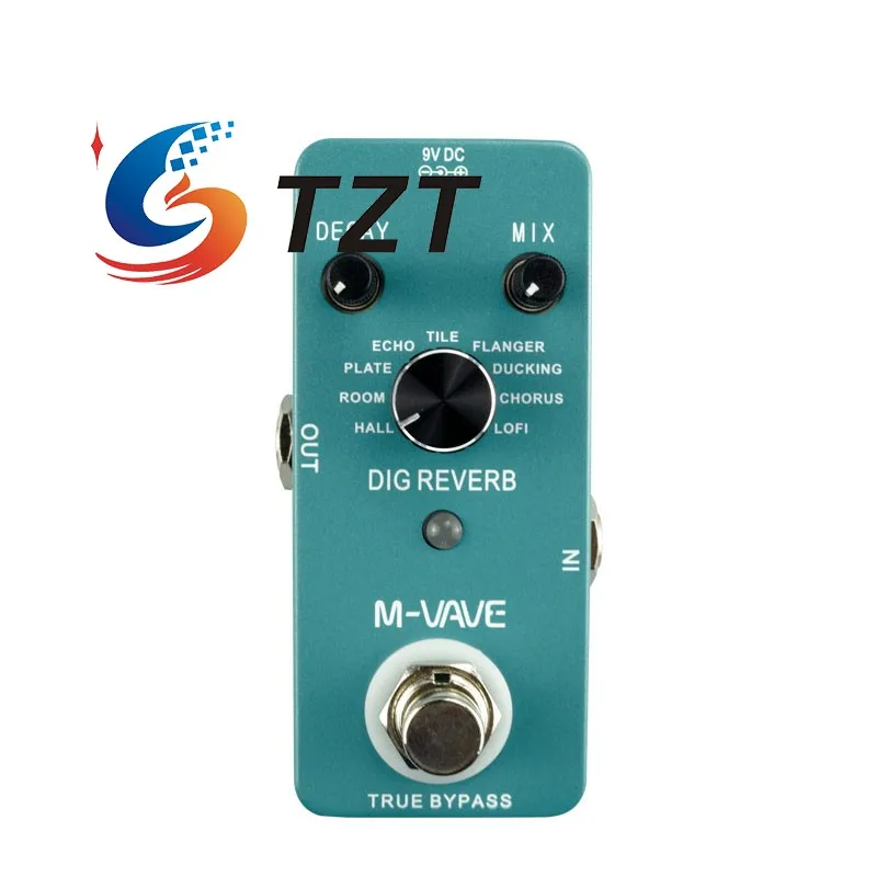 TZT DIG REVERB Digital Reverb Electric Guitar Effects Pedal with 9 High Performance Reverb Mode
TZT DIG REVERB Digital Reverb Electric Guitar Effects Pedal with 9 High Performance Reverb Mode