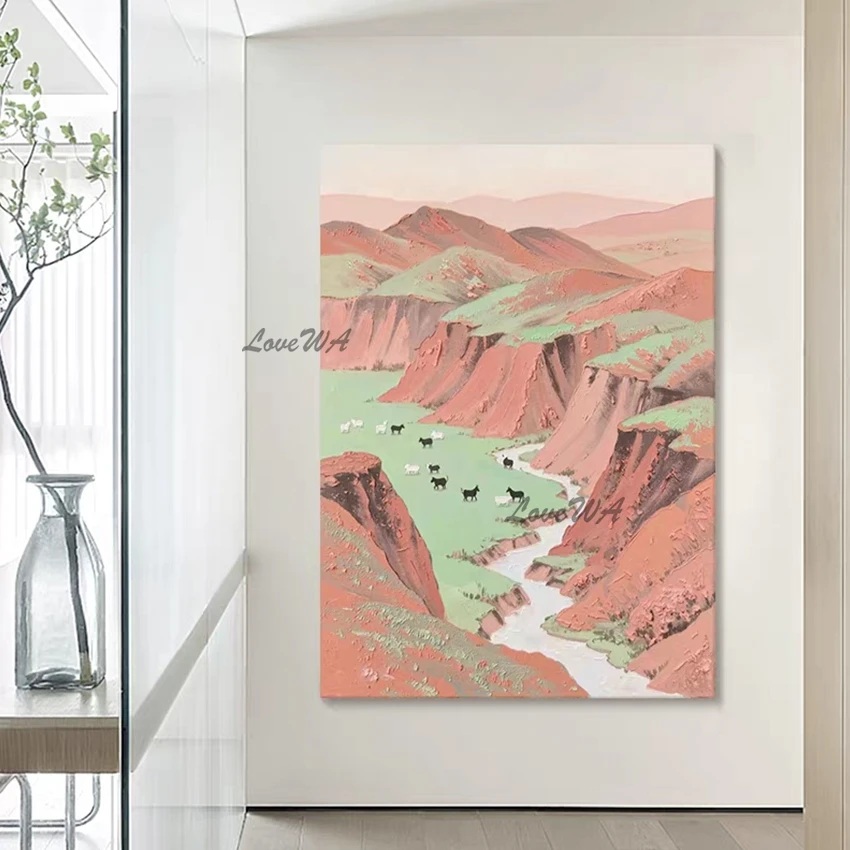 Животное горный пейзаж, ручной рисунок, произведения искусства отеля, пейзажное искусство, текстурированная стена, холст, абстрактный декор, картины маслом
Животное горный пейзаж, ручной рисунок, произведения искусства отеля, пейзажное искусство, текстурированная стена, холст, абстрактный декор, картины маслом