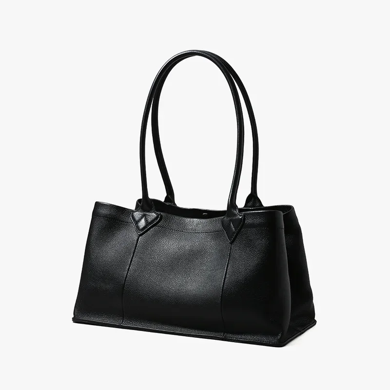 Genuine cowhide tote bag, large capacity genuine leather women's bag, commuting handbag, high-end women's bag
Genuine cowhide tote bag, large capacity genuine leather women's bag, commuting handbag, high-end women's bag