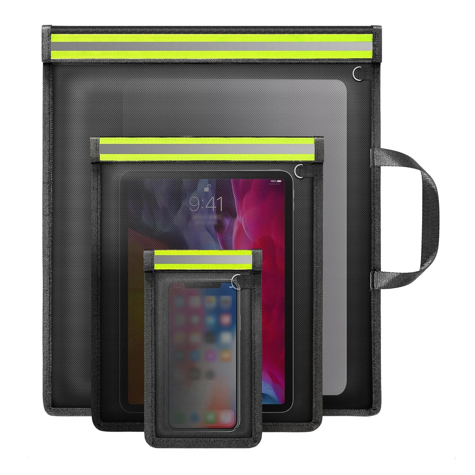 3Pcs Faraday Bags Pouch Reflective Handheld Fob Ideal for Mobile Keys
3Pcs Faraday Bags Pouch Reflective Handheld Fob Ideal for Mobile Keys
