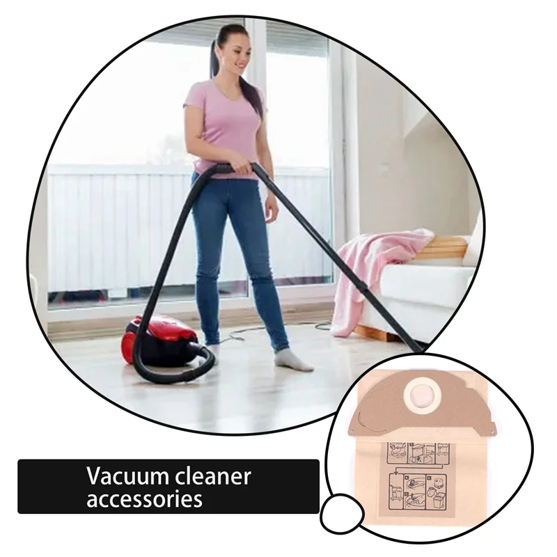 B15C 5Pcs/Set Vacuum Cleaner Paper Garbage Dust Bags For KARCHER WD2250 A2004 A2054 MV2 Vacuum Cleaner Machine Accessory
B15C 5Pcs/Set Vacuum Cleaner Paper Garbage Dust Bags For KARCHER WD2250 A2004 A2054 MV2 Vacuum Cleaner Machine Accessory