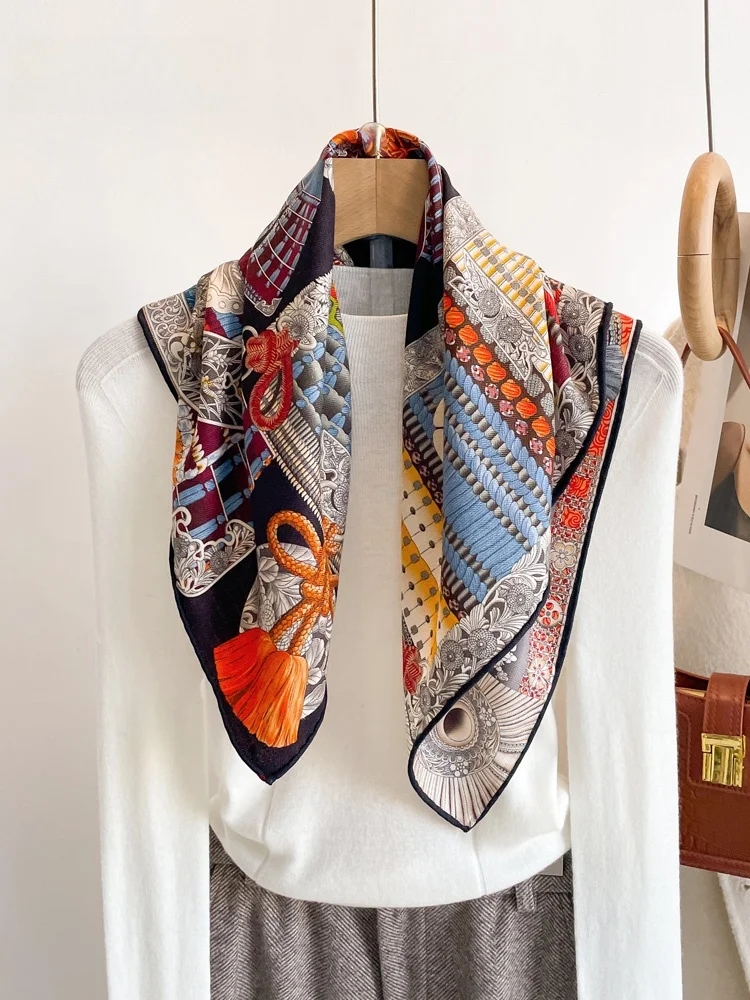 Silk Square Scarf Woolen Scarf Women's Autumn Winter Versatile Double-Sided High Sensation Ne Protection Ne Warmer Berrye...
Silk Square Scarf Woolen Scarf Women's Autumn Winter Versatile Double-Sided High Sensation Ne Protection Ne Warmer Berrye...