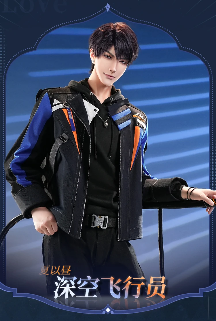 New Game Love and Deepspace Caleb Cosplay Costume pilot Coat for Halloween Christmas Role Playing Party Comic Game Size S-XL
New Game Love and Deepspace Caleb Cosplay Costume pilot Coat for Halloween Christmas Role Playing Party Comic Game Size S-XL