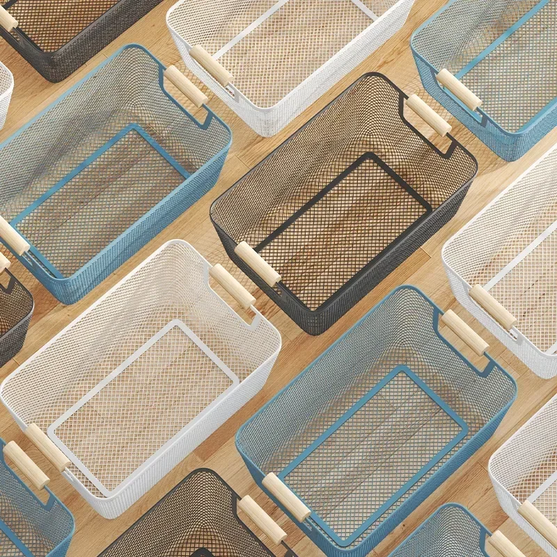 Iron Storage Basket Organizing Box for Toys Snacks Household Items
Iron Storage Basket Organizing Box for Toys Snacks Household Items