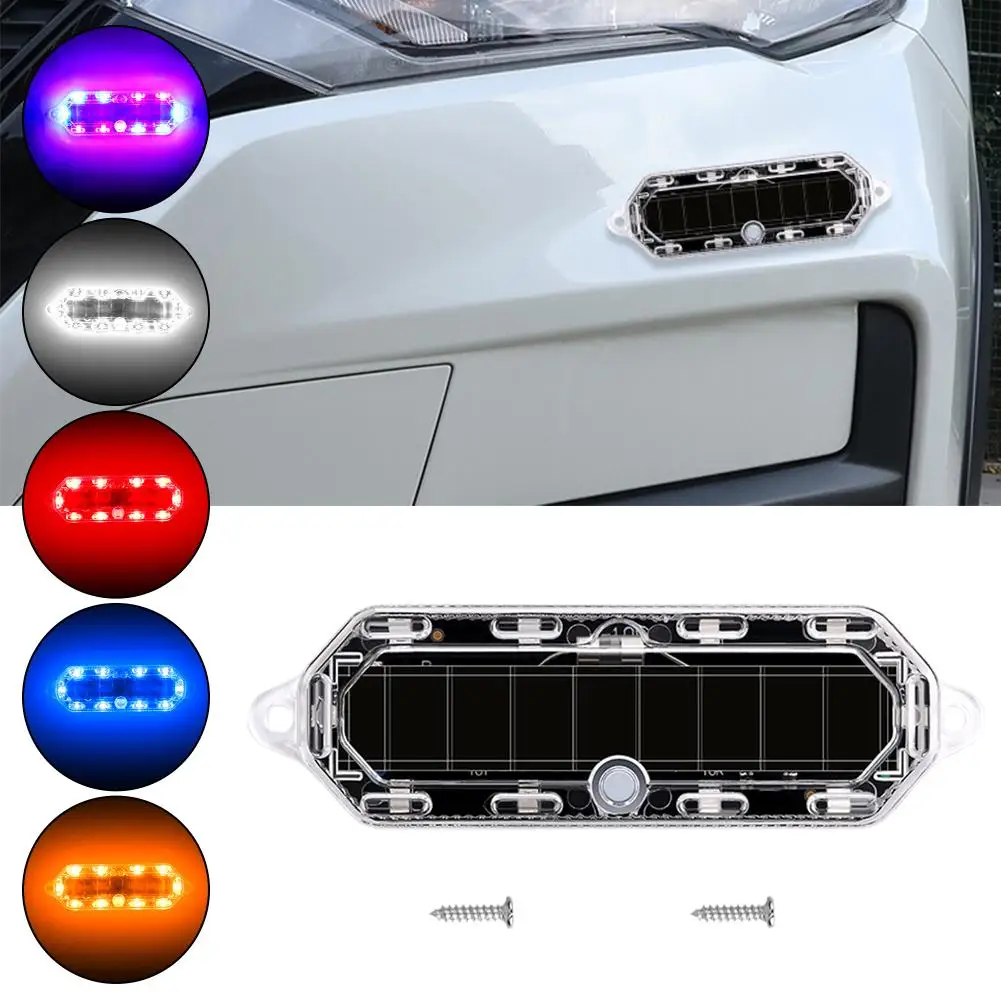 Solar Anti-rear Strobe Light Motorcycle Car LED Warning Light Night Ride Tail Light For Motorcycle Electric Vehicle Bicycle V8Q4
Solar Anti-rear Strobe Light Motorcycle Car LED Warning Light Night Ride Tail Light For Motorcycle Electric Vehicle Bicycle V8Q4