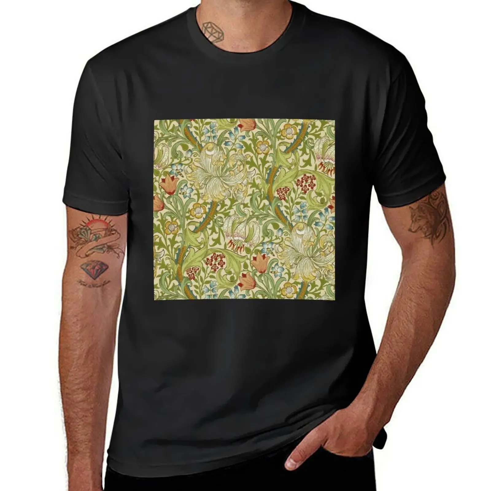 William Morris Golden Lily Vintage Pre-Raphaelite T-Shirt summer tops anime clothes oversizeds graphics men t shirts
William Morris Golden Lily Vintage Pre-Raphaelite T-Shirt summer tops anime clothes oversizeds graphics men t shirts