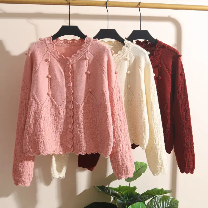 Fashion Elegant Cardigan Sweaters For Women's Spring Autumn Outerwear 2023 New Korean Version Gentle Style Knitted Sweater Top
Fashion Elegant Cardigan Sweaters For Women's Spring Autumn Outerwear 2023 New Korean Version Gentle Style Knitted Sweater Top