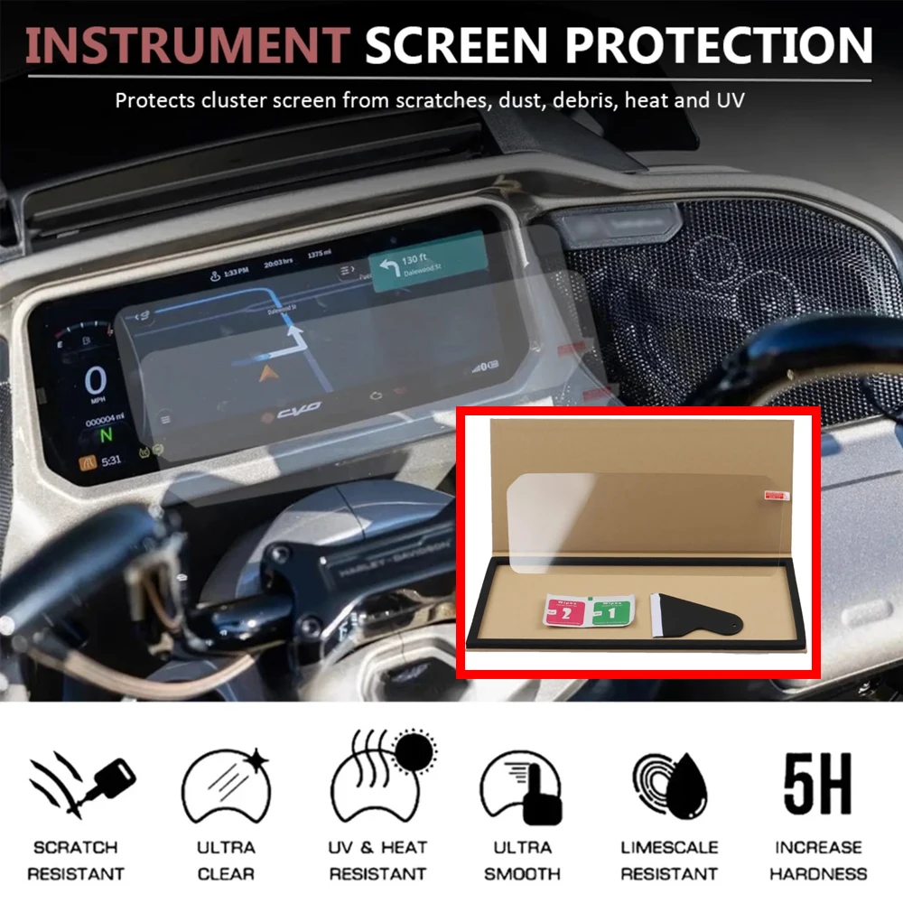 2023 2024 For Harley Touring CVO Road Glide FLTRXSE Motorcycle Instrument Screen Protector Film Sticker 2PIC Road Glide ST 2024
2023 2024 For Harley Touring CVO Road Glide FLTRXSE Motorcycle Instrument Screen Protector Film Sticker 2PIC Road Glide ST 2024