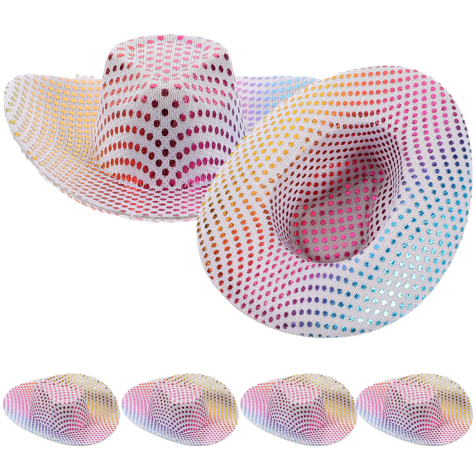 6Pcs Mini Disco Hats Mini Western Cowgirl Miniature Dress Hats Party Decoration Tiny Craft Hat Accessories Miniature Hat
6Pcs Mini Disco Hats Mini Western Cowgirl Miniature Dress Hats Party Decoration Tiny Craft Hat Accessories Miniature Hat