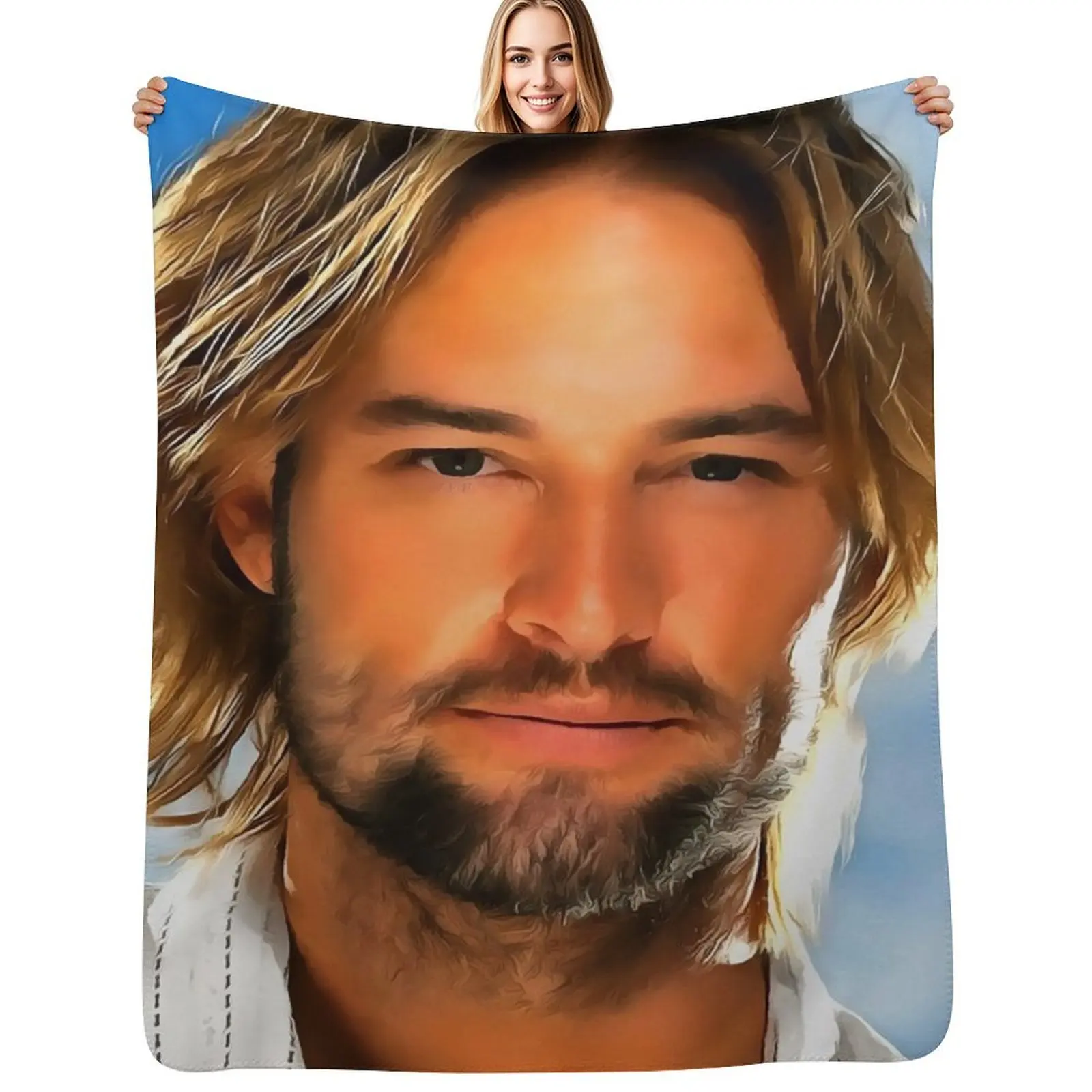 Josh Holloway (Painting) Throw Blanket Ultra Soft Flannel Fleece Blanket for All Seasons
Josh Holloway (Painting) Throw Blanket Ultra Soft Flannel Fleece Blanket for All Seasons