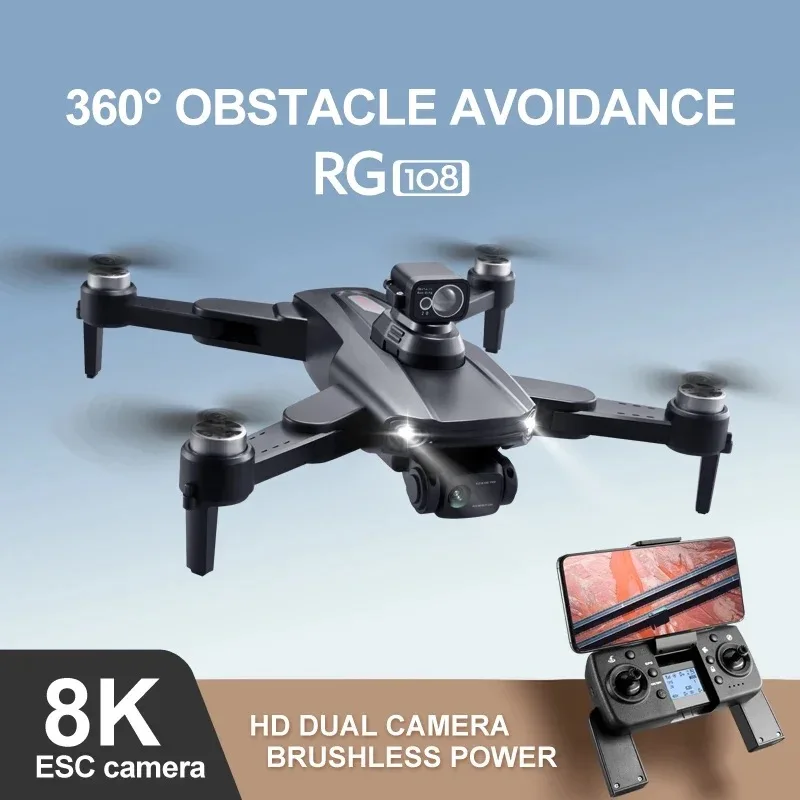 1,2 км RG108 Дрон GPS Профессиональный 8K HD Камера ESC 5G WIFI FPV Бесщеточный RC Квадрокоптер Видео Предотвращение препятствий Умный мини-дрон
1,2 км RG108 Дрон GPS Профессиональный 8K HD Камера ESC 5G WIFI FPV Бесщеточный RC Квадрокоптер Видео Предотвращение препятствий Умный мини-дрон
