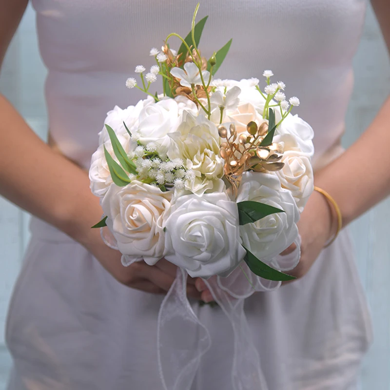 1PC Wedding Bride Bridesmaid Holding Flower Lace Holding Flower Bridesmaid Group Holding Flower Wedding Scene Decoration Simulat
1PC Wedding Bride Bridesmaid Holding Flower Lace Holding Flower Bridesmaid Group Holding Flower Wedding Scene Decoration Simulat