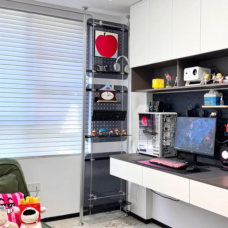 Indomitable acrylic e-sports room shelf aluminum profile storage rack creative multi-layer rack home partition decoration
Indomitable acrylic e-sports room shelf aluminum profile storage rack creative multi-layer rack home partition decoration