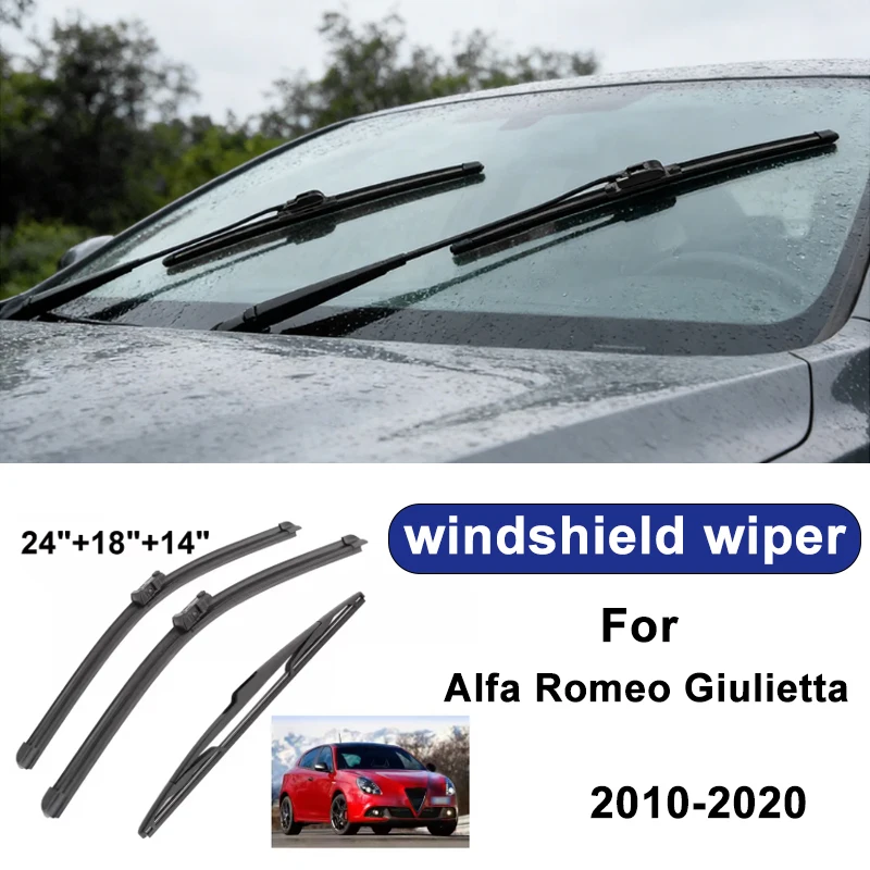 For Alfa Romeo Giulietta 2010-2020 car windshield front/rear wipers, silent wiper blades,car blade brush accessories
For Alfa Romeo Giulietta 2010-2020 car windshield front/rear wipers, silent wiper blades,car blade brush accessories