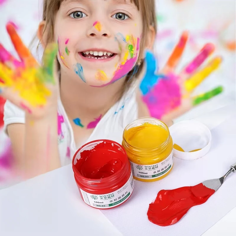 Gouache Paint 100ml Pigment Test Special Paint 100ml Bottle Set Beginner Practice Art Class Graffiti Safety Beginner Paint
Gouache Paint 100ml Pigment Test Special Paint 100ml Bottle Set Beginner Practice Art Class Graffiti Safety Beginner Paint