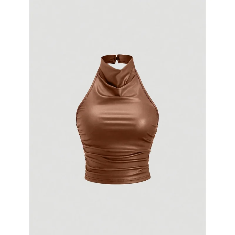 Golden Label Summer New Halter Top Solid Color Vest
Golden Label Summer New Halter Top Solid Color Vest