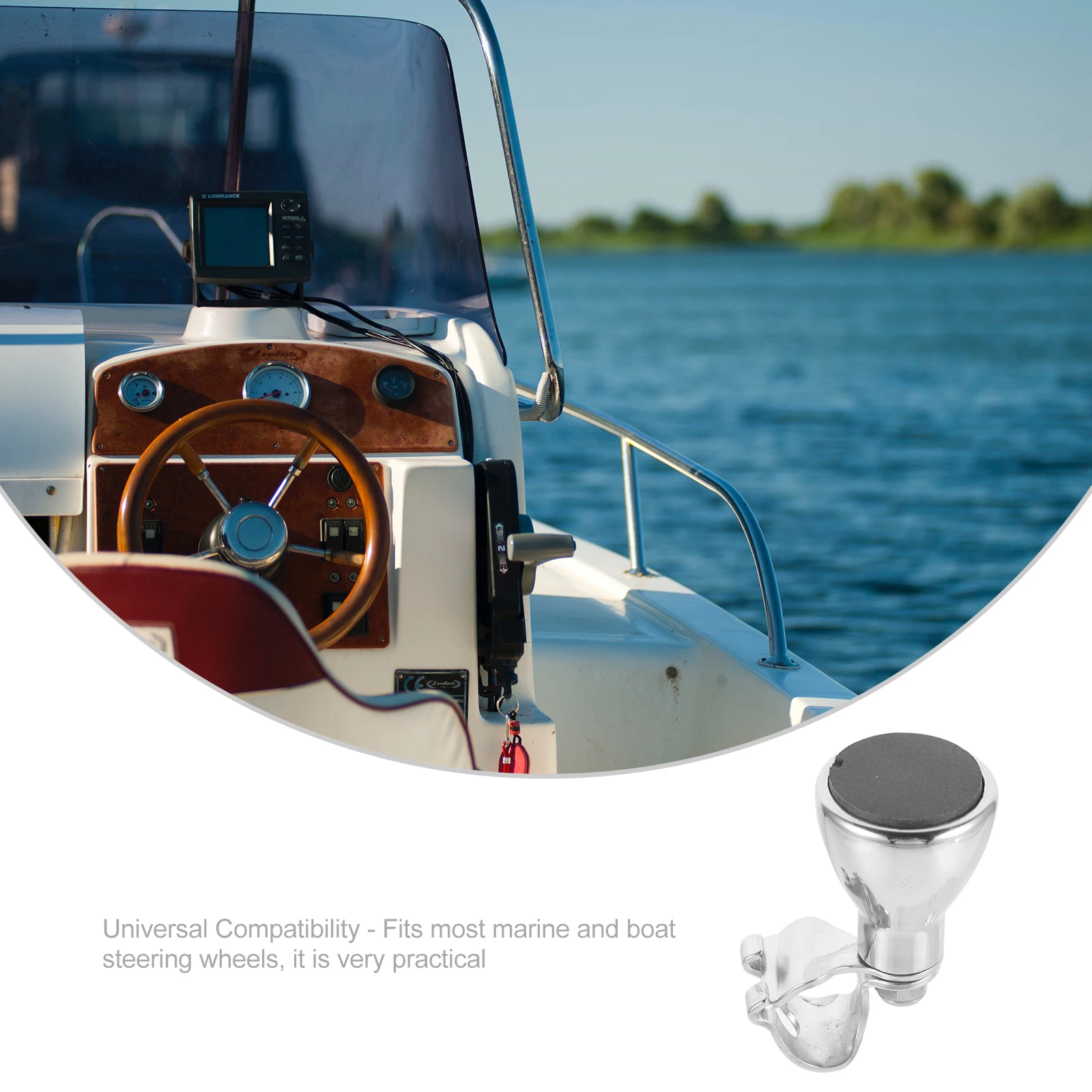 1pcs Wheel Booster Ball For Boat Marine Stainless Steel Maneuvering Knob Durable Handle Accessory Yacht Steering Wheel Ball Boat
1pcs Wheel Booster Ball For Boat Marine Stainless Steel Maneuvering Knob Durable Handle Accessory Yacht Steering Wheel Ball Boat