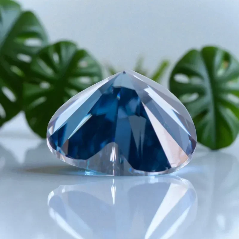 Sapphire Blue Color Moissanite Stone Heart Cut Lab Artificial Gemstone For Advanced Jewelry Making Material With GRA Certificate
Sapphire Blue Color Moissanite Stone Heart Cut Lab Artificial Gemstone For Advanced Jewelry Making Material With GRA Certificate