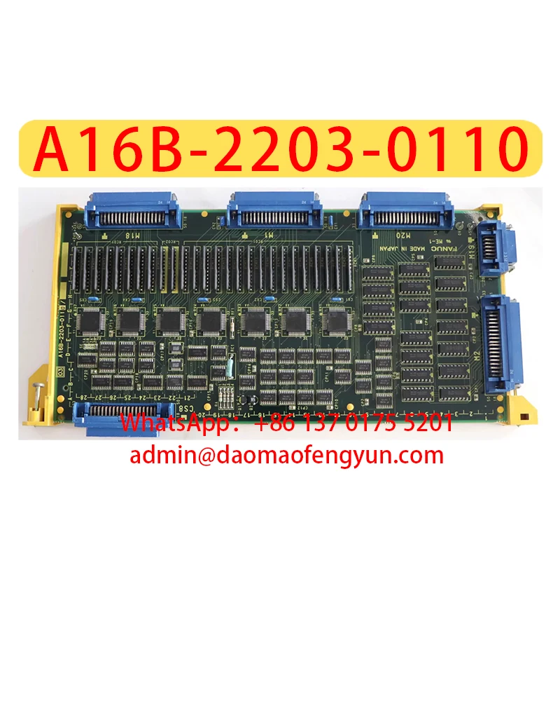 A16B-2203-0110 Used I/O circuit Boards Tested for Normal Shipping,A16B 2203 0110,Fast Shipping
A16B-2203-0110 Used I/O circuit Boards Tested for Normal Shipping,A16B 2203 0110,Fast Shipping