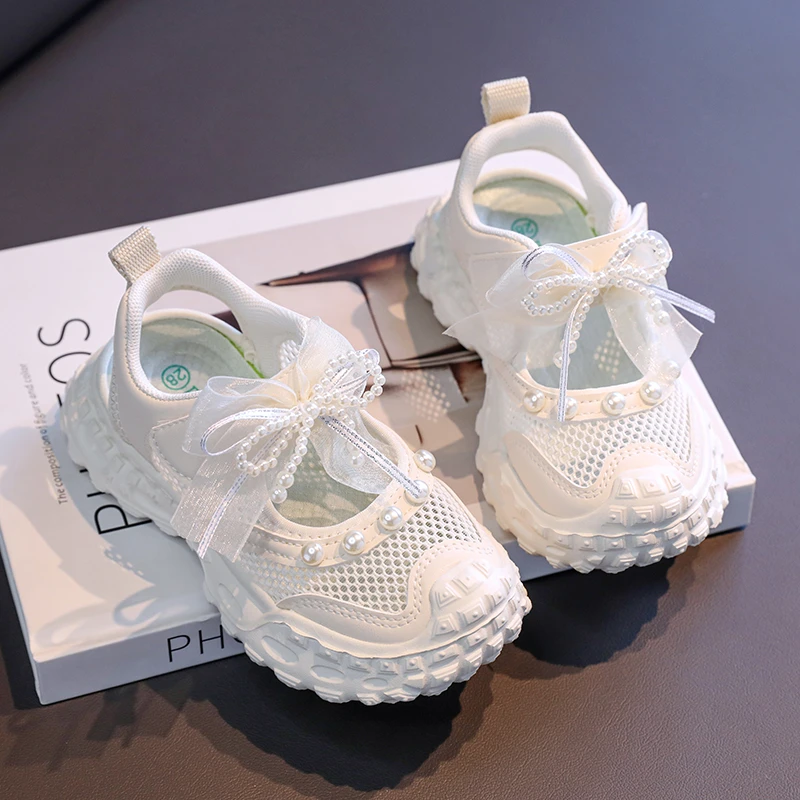 Kids Sports Sandals Mesh Breathable Sweet for Girls Princess Shoes Lace Bows 2025 Summer New Children Casual Shoes Soft Non-slip
Kids Sports Sandals Mesh Breathable Sweet for Girls Princess Shoes Lace Bows 2025 Summer New Children Casual Shoes Soft Non-slip