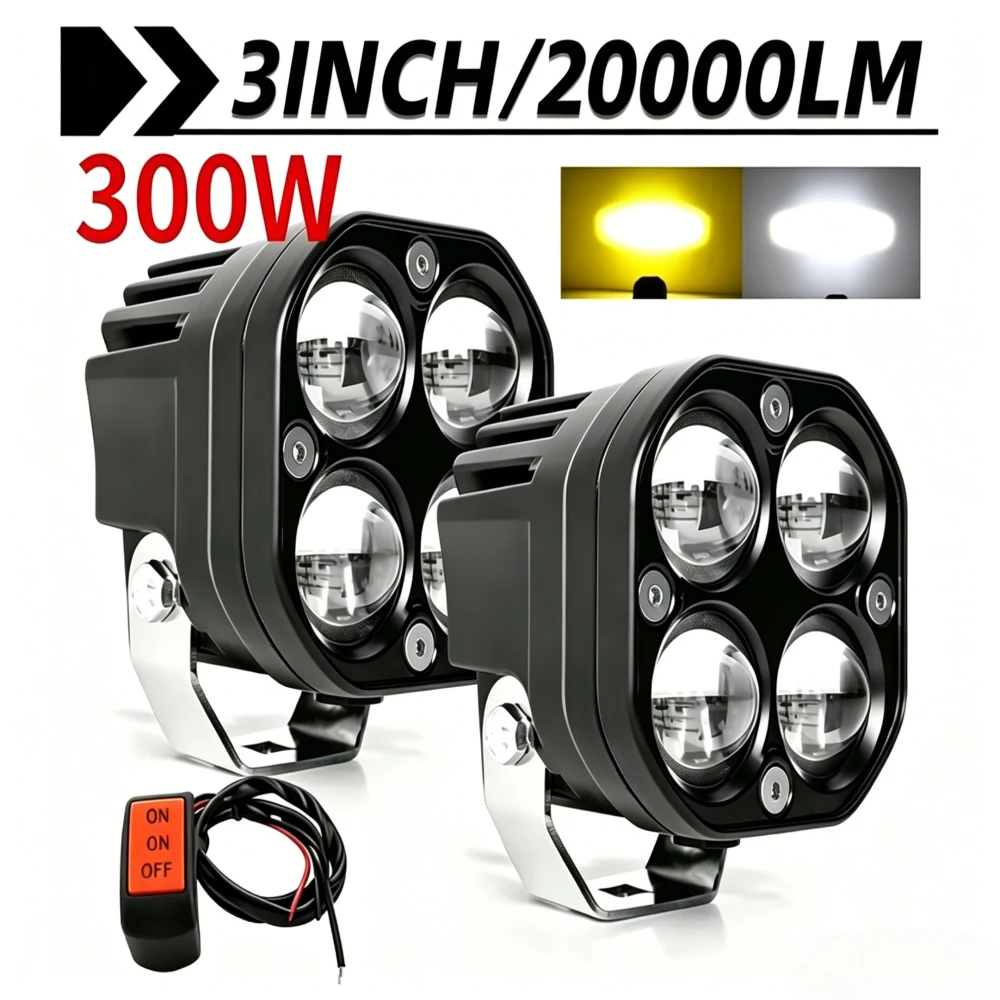 ACTVTCA 300W 3 Inch Mini LED Work Light Square Car Yellow White for 4x4 Car Auto SUV ATV Spotlight 4X4 Offroad Fog Lamp 12V 24V
ACTVTCA 300W 3 Inch Mini LED Work Light Square Car Yellow White for 4x4 Car Auto SUV ATV Spotlight 4X4 Offroad Fog Lamp 12V 24V