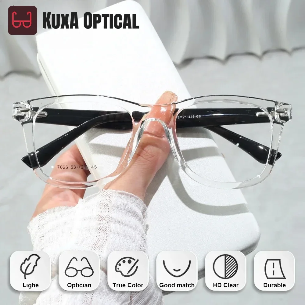 XUKA Simple Prescription Photochromic Eyeware Fashion Anti-Blue Light Women Glasses Customized Progressive Reading Eyeglasse
XUKA Simple Prescription Photochromic Eyeware Fashion Anti-Blue Light Women Glasses Customized Progressive Reading Eyeglasse