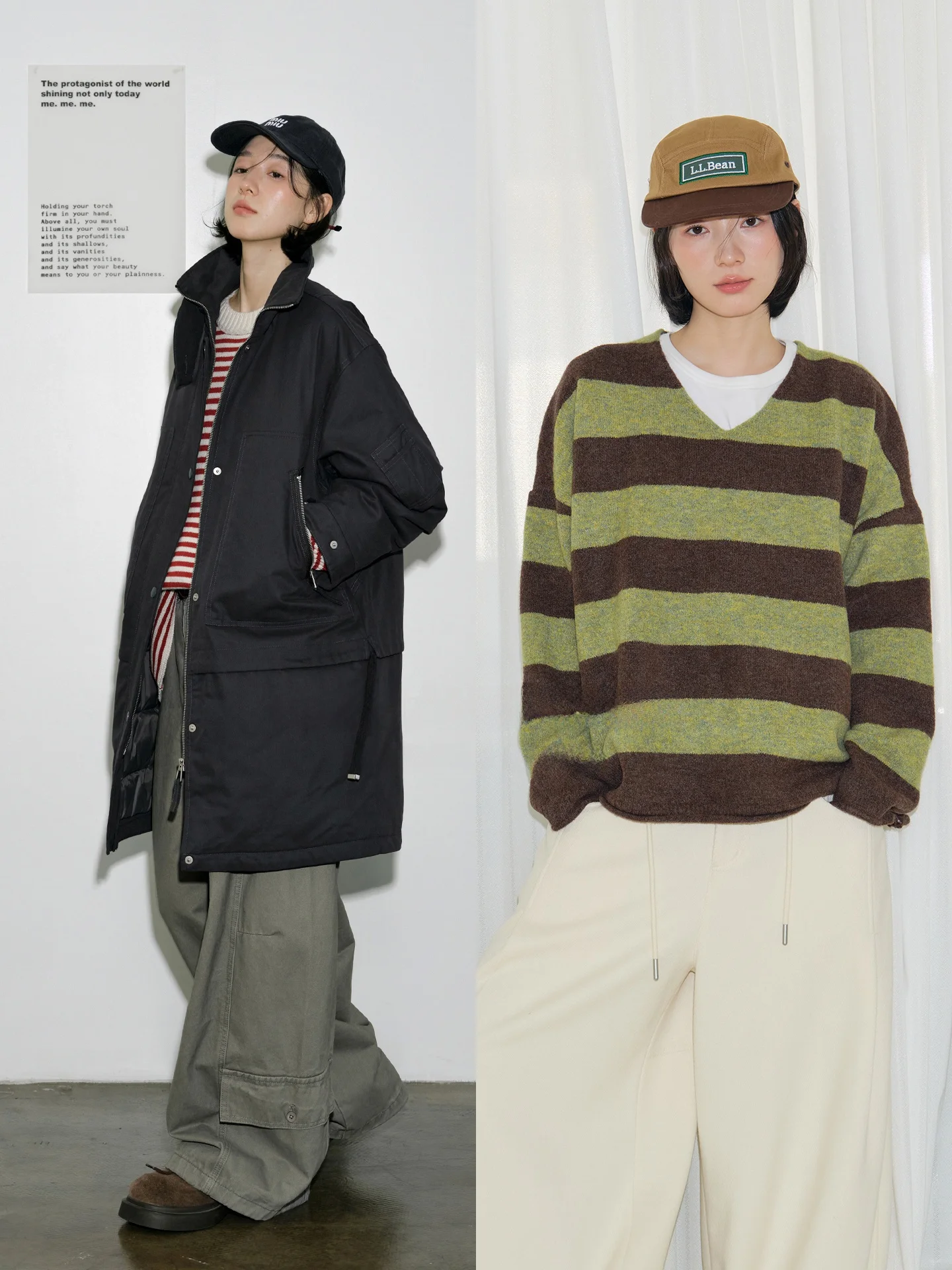 Collar Embroidered Sweater Wide Stripe V-Ne down Jaet Long Sve Thiened Mid-Length Workwear Sle Ladies' Coat
Collar Embroidered Sweater Wide Stripe V-Ne down Jaet Long Sve Thiened Mid-Length Workwear Sle Ladies' Coat