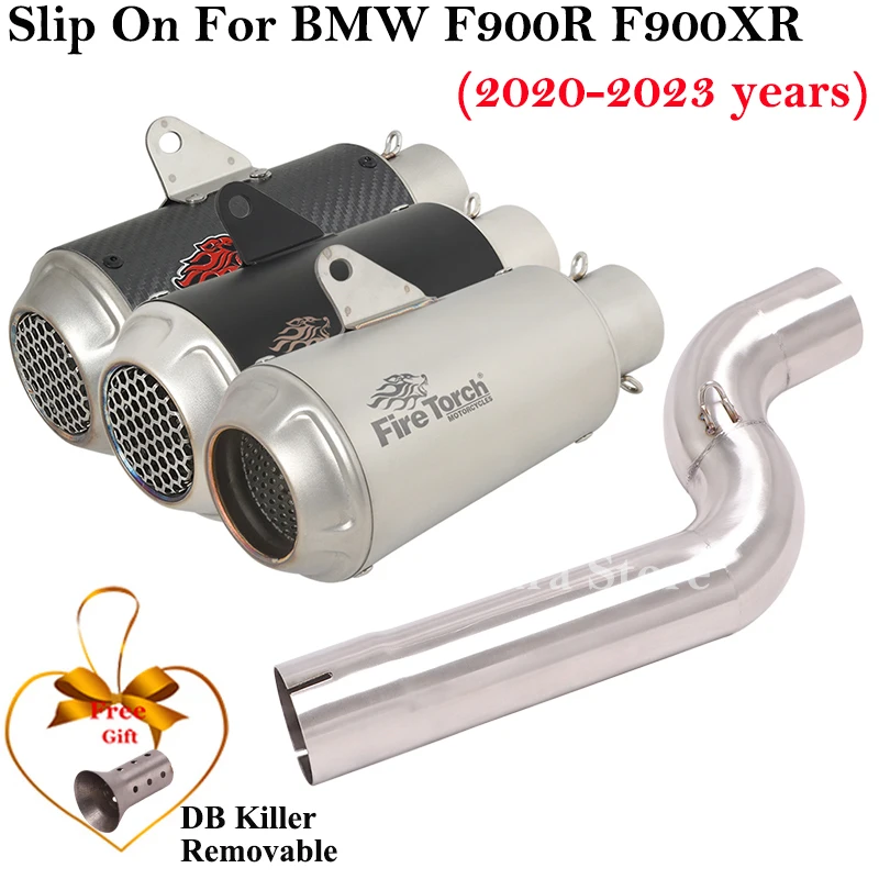 Slip On For BMW F900R F900XR F900 R XR 2020 - 2023 Motorcycle Exhaust Escape Systems Middle Link Pipe Muffler DB Killer
Slip On For BMW F900R F900XR F900 R XR 2020 - 2023 Motorcycle Exhaust Escape Systems Middle Link Pipe Muffler DB Killer