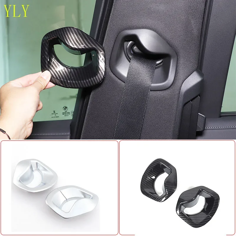 ABS Carbon Fiber For BMW 7 Series G70 2023-2025+ Car styling car front seat belt cover decoration sticker interior accessories
ABS Carbon Fiber For BMW 7 Series G70 2023-2025+ Car styling car front seat belt cover decoration sticker interior accessories