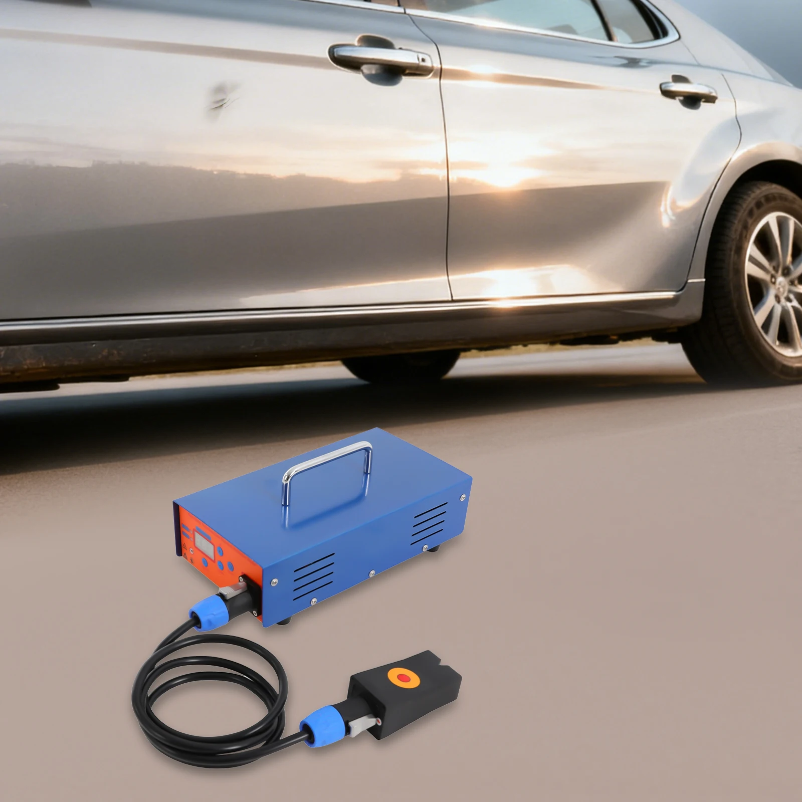 1.38KW Electromagnetic Induction Dent Repair Tool - Paintless Car Dent Remover, Digital Display Insulated Head&Portable Suitcase
1.38KW Electromagnetic Induction Dent Repair Tool - Paintless Car Dent Remover, Digital Display Insulated Head&Portable Suitcase