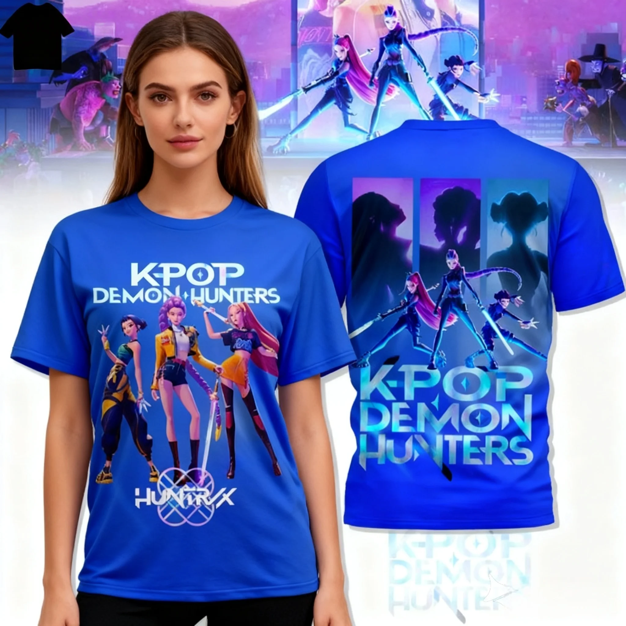 Популярная милая летняя футболка Kpop Witch Hunting Team Tiger Same, модная уличная футболка большого размера, женский и мужской топ для взрослых и детей 
Популярная милая летняя футболка Kpop Witch Hunting Team Tiger Same, модная уличная футболка большого размера, женский и мужской топ для взрослых и детей