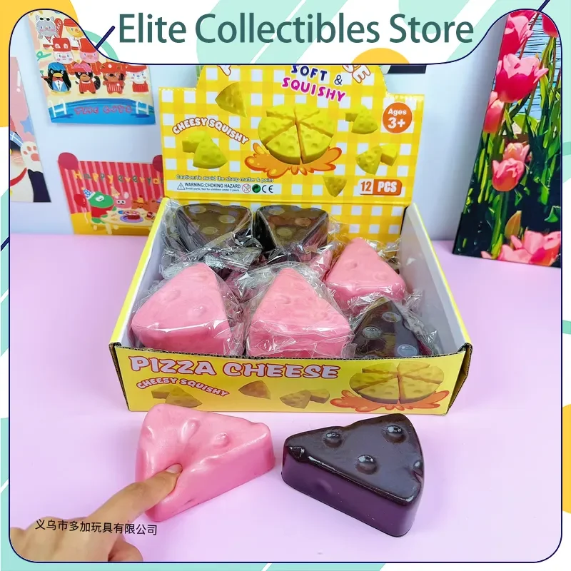 12pcs/Full Case Triangle Cheese Squishy Toy Set Assorted Styles Slow Rising Simulated Food Stress Relief Fidget
12pcs/Full Case Triangle Cheese Squishy Toy Set Assorted Styles Slow Rising Simulated Food Stress Relief Fidget