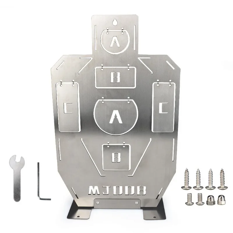 Sports outdoor, foldable stainless steel target, full metal frame practice target hit, automatic rebound metal target
Sports outdoor, foldable stainless steel target, full metal frame practice target hit, automatic rebound metal target