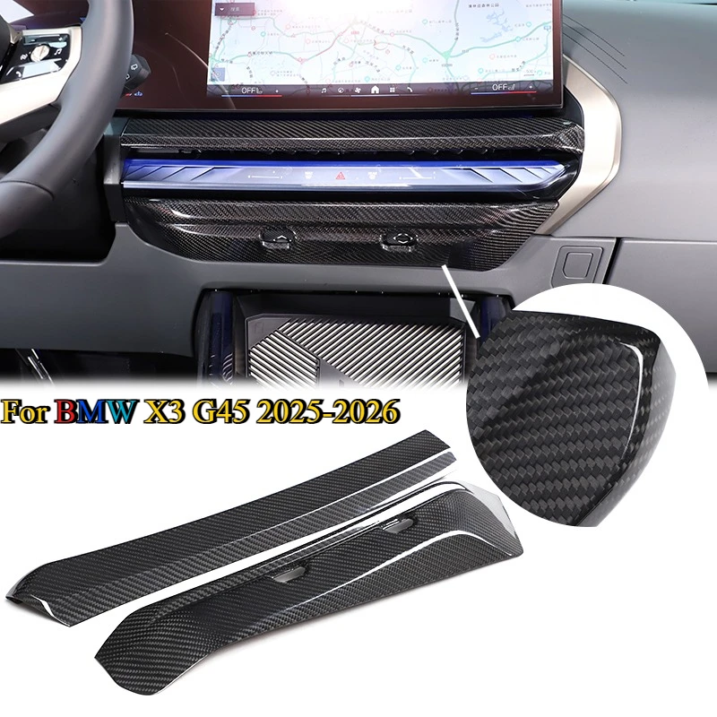 Suitable For BMW X3 G45 2025 Carbon Fiber Center Control Air Outlet Cover Trim Panel Sticker Car Interior Accessories
Suitable For BMW X3 G45 2025 Carbon Fiber Center Control Air Outlet Cover Trim Panel Sticker Car Interior Accessories