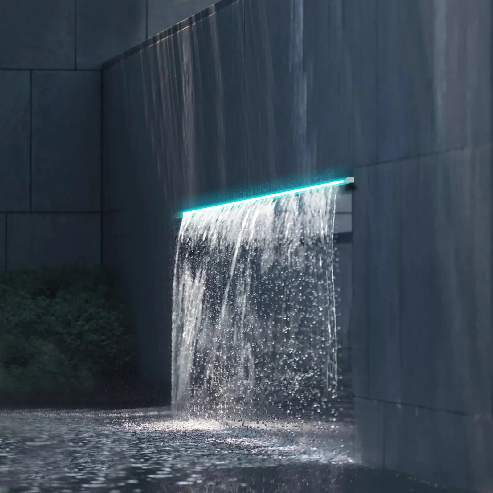 Pool Fountain, Stainless Steel Waterfall Spillway with Wider Water Flow Platform, Multi-Color LED Light & Spillway Cleaning Kit
Pool Fountain, Stainless Steel Waterfall Spillway with Wider Water Flow Platform, Multi-Color LED Light & Spillway Cleaning Kit