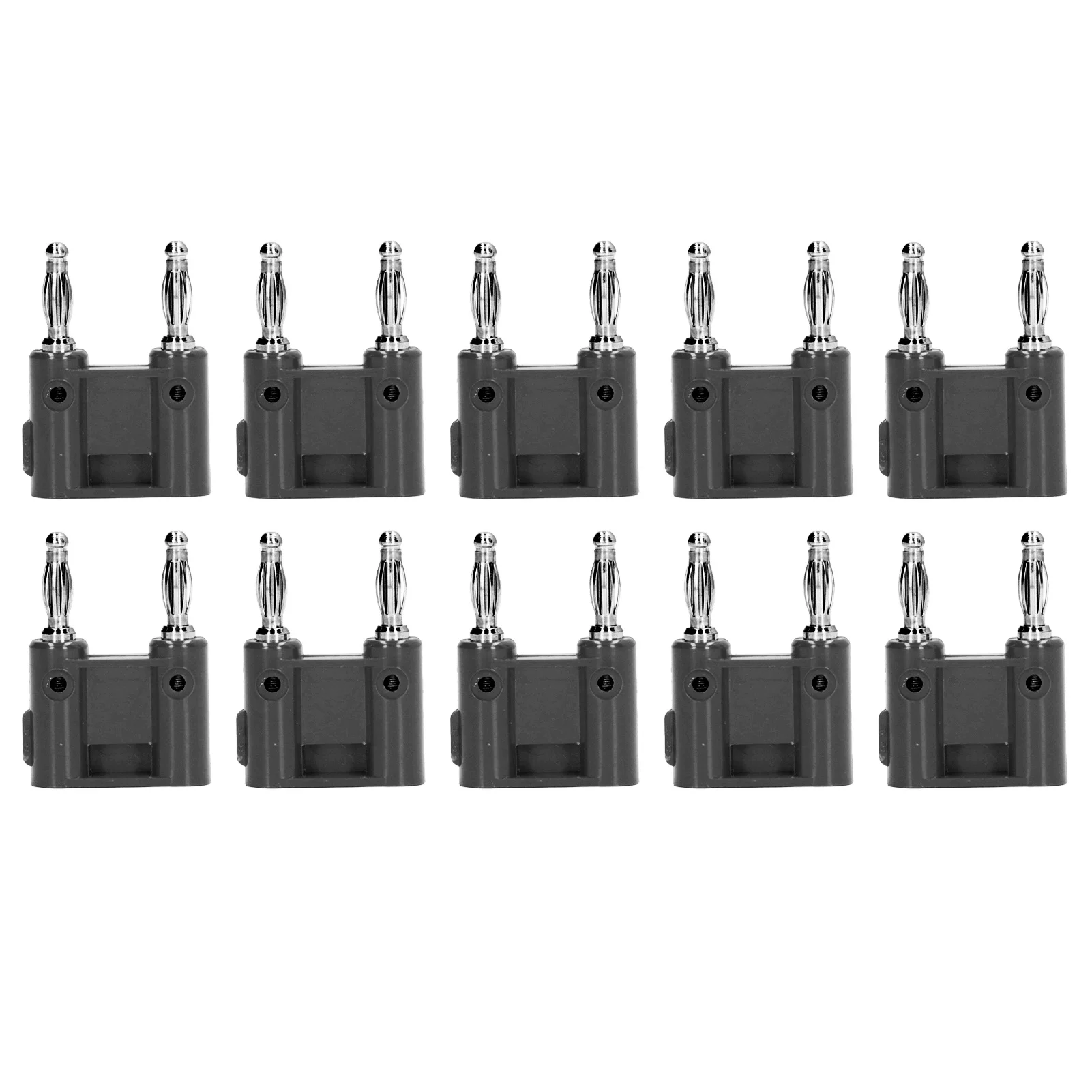 10Pcs 2 Way Banana Plug Brass PE Double Banana Socket for Electronic Instruments
10Pcs 2 Way Banana Plug Brass PE Double Banana Socket for Electronic Instruments